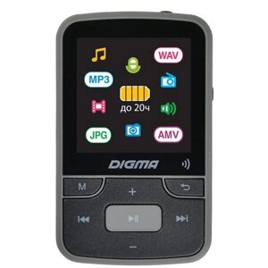 Hi-Fi-плеер DIGMA Z4 16 ГБ, Bluetooth, RU, черный