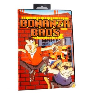 Картридж Bonanza Bros Для приставки Sega Genesis Sega Mega Drive 16 bit MD