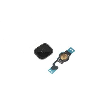 Кнопка HOME в сборе с механизмом и шлейфом для iPhone 5 черная