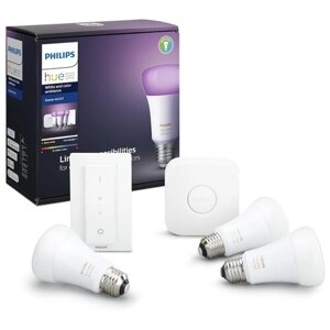 Комплект умного дома Philips Hue White and Color Ambiance Starter Kit