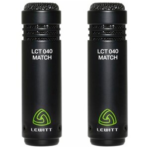Lewitt LCT 040 MATCH stereo pair, разъем: XLR 3 pin (M), черный, 2 шт