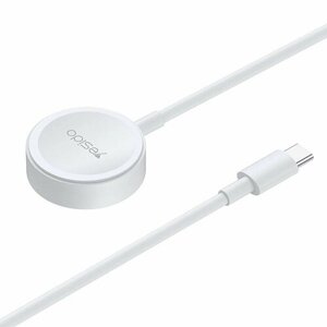 Магнитное зарядное устройство Type-C для Apple iWatch, белое