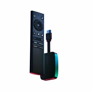 Медиаплеер SberBox ТВ-приставка цифровая телевизионная Smart с открытой платформой (100+ бесплатных каналов и 12 промоподписок) SBDV-00004P