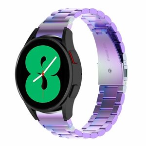 Металлический нержавеющий ремешок для Samsung Galaxy Watch 4/5/6, разноцветный