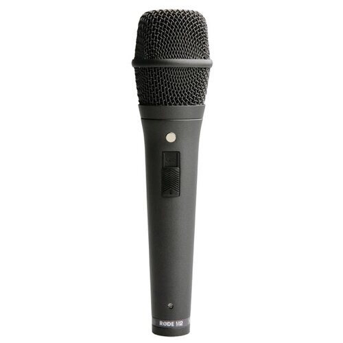 Микрофон проводной RODE M2, разъем: XLR 3 pin (M), черный