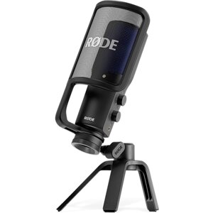 Микрофонный комплект RODE NT-USB+комплектация: микрофон, разъем: USB, черный, 1 шт