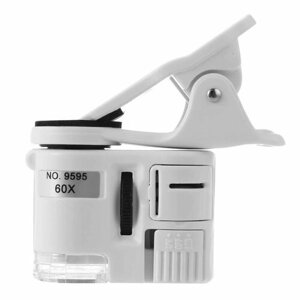 Мини-микроскоп со светодиодной подсветкой для смартфона