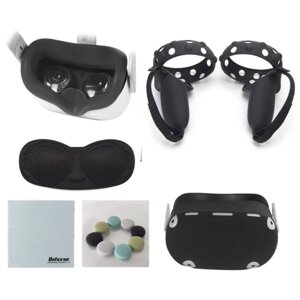Набор аксессуаров для Oculus Quest2 VR ( силиконовый чехол, накладки)
