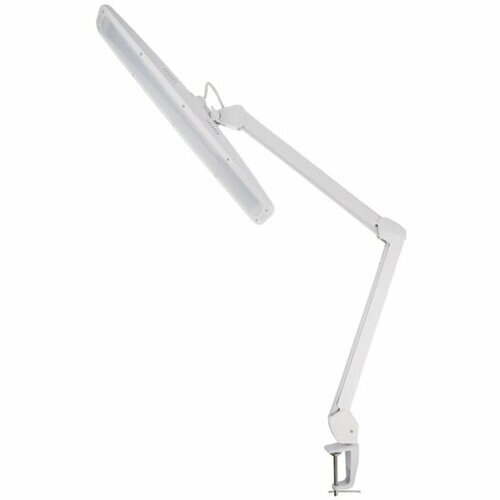 Настольная бестеневая лампа Rexant Eco-Light на струбцине с сенсорным диммером, 84 светодиода, белая