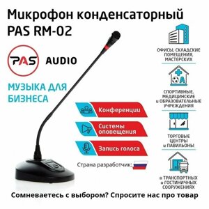 Настольный конденсаторный микрофон PASystem RM-02