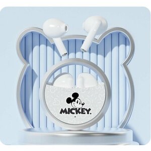 Наушники, беспроводная Bluetooth гарнитура Disney, дисней, цвет серый, Микки маус