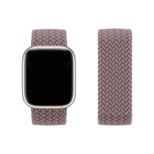Нейлоновый ремешок для Apple Watch Series 1-9, SE, SE 2 и Ultra, Ultra 2; смарт часов 38 mm / 40 mm / 41 mm; размер S (135 mm); дымчато-фиолетовый