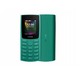 Nokia 106 (2023), 2 SIM, зеленый