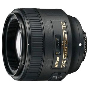 Объектив Nikon 85mm f/1.8G AF-S Nikkor, черный