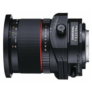 Объектив Samyang 24mm f/3.5 ED AS UMC T-S Fujifilm X, черный