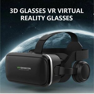 Очки виртуальной реальности с наушниками для телефона VR Shinecon 6.0