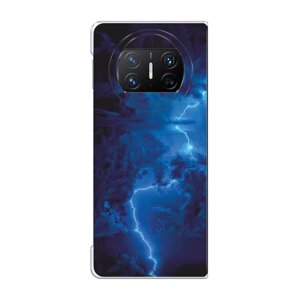 Пластиковый чехол на Huawei Mate X3 / Хуавей Мейт X3 Молния