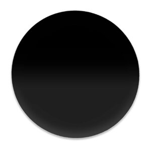 Пластина для магнитного держателя телефона, пластины 40х40 мм, черная / круглая
