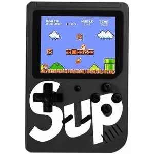 Портативная игровая приставка SUP GAME BOX PLUS 400 в 1 8 bit Black