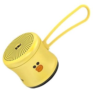 Портативная колонка EWA A119 Mini Speaker Line Friends (жёлтый)