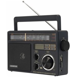 Портативный радиоприемник Harper HDRS-099 black