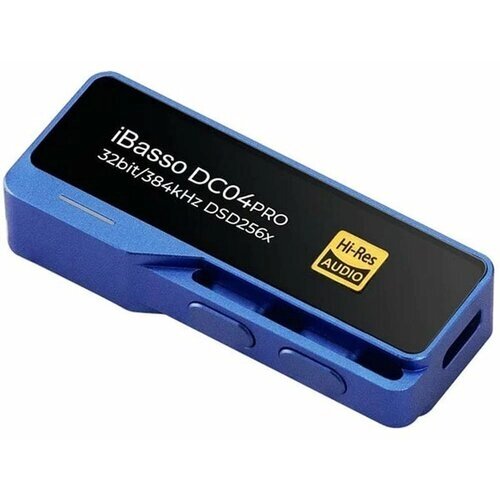 Портативный усилитель и ЦАП iBasso DC04 Pro (синий)