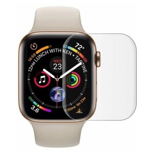 Противоударное стекло UV для Apple Watch S4 (40 мм) Watch S5 (40 мм) Watch S6 (40 мм) и др. (полное покрытие / УФ-клей+лампа) прозрачный