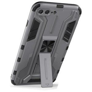 Противоударный чехол с подставкой Transformer для iPhone 7 Plus / 8 Plus серый