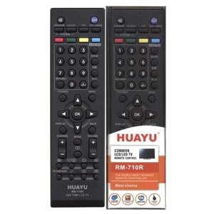Пульт ДУ Huayu RM-710R для для телевизоров JVC, черный