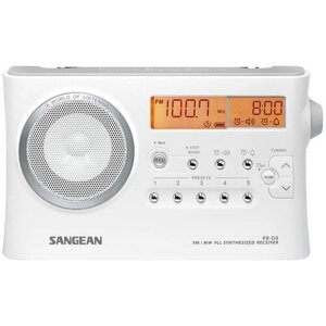 Радиобудильник Sangean PR-D4 white