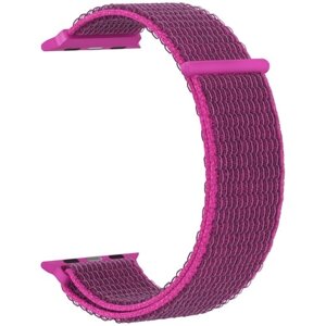 Ремешок нейлоновый GSMIN Woven Nylon для Apple Watch 42/44mm (Фиолетовый)