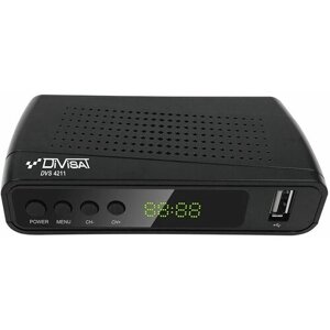Ресивер цифровой приемник DVB-T2 Divisat DVS 4211 эфирно-кабельный