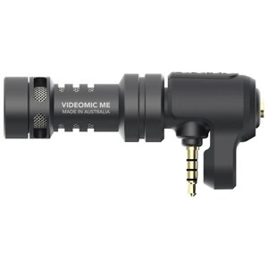 RODE VideoMic Me, разъем: mini jack 3.5 mm, черный