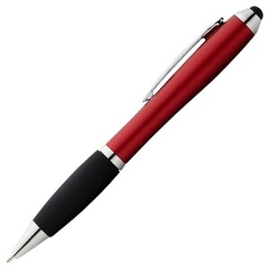 Ручка-стилус шариковая Nash со стилусом, красный, черные чернила