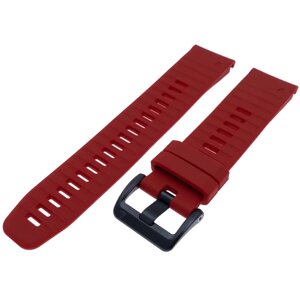Силиконовый браслет для часов Garmin Fenix 5/6/7, Epix 2, QuickFit, красный, 22 мм