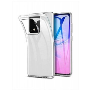 Силиконовый чехол BUYOO для Samsung Galaxy S20 Ultra (прозрачный) / Самсунг Галакси С20 Ультра