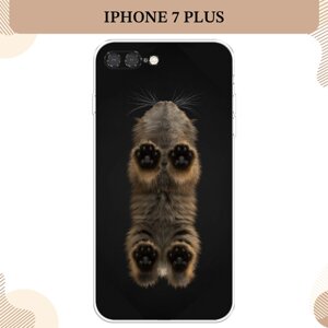 Силиконовый чехол "Кошачьи лапки" на Apple iPhone 7 Plus/8 Plus / Айфон 7 Plus/8 Plus