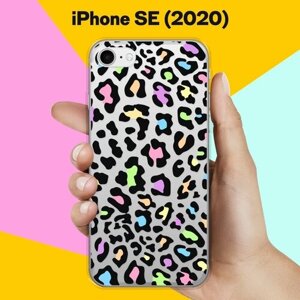 Силиконовый чехол на Apple iPhone SE (2020) Пятна 100 / для Эпл Айфон СЕ 2020
