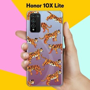 Силиконовый чехол на Honor 10X Lite Тигры / для Хонор 10 икс Лайт