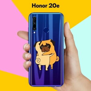 Силиконовый чехол на Honor 20e Мопсы / для Хонор 20Е