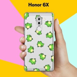 Силиконовый чехол на Honor 6X Лягушки / для Хонор 6 Икс