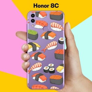 Силиконовый чехол на Honor 8С Суши / для Хонор 8Ц