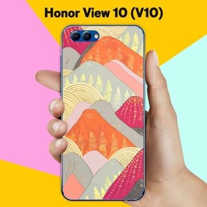 Силиконовый чехол на Honor View 10 (V10) Узор 7 / для Хонор Вьюв 10 В10