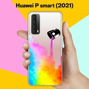 Силиконовый чехол на Huawei P smart 2021 Краски / для Хуавей Пи Смарт 2021