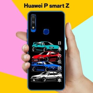 Силиконовый чехол на Huawei P Smart Z Машины / для Хуавей Пи Смарт Зет