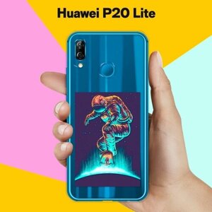 Силиконовый чехол на Huawei P20 Lite Сёрфер / для Хуавей П20 Лайт