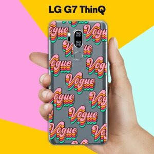 Силиконовый чехол на LG G7 ThinQ Vogue / для ЛДжи Джи 7 СинКу