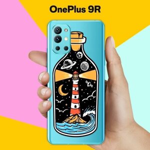 Силиконовый чехол на OnePlus 9R Бутылка / для ВанПлас 9 Р