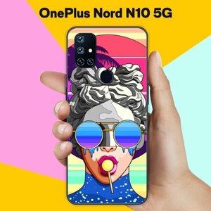 Силиконовый чехол на OnePlus Nord N10 5G Очки / для ВанПлас Норд Н10 5Джи