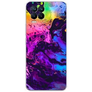 Силиконовый чехол на Realme 8 Pro / Реалми 8 Про ACID fluid